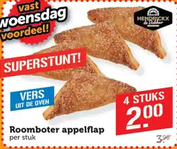 Coop Hendrickx de Bakker roomboter appelflap aanbieding
