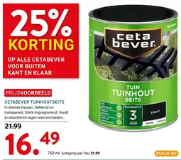 Kluswijs cetabeaver tuinhoutbeits aanbieding