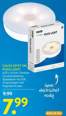Kluswijs Calex spot on puck light aanbieding