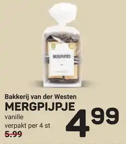 Ekoplaza Bakkerij van der Westen MERGPIJPJE aanbieding
