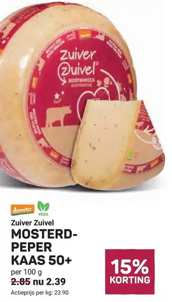 Zuiver Zuivel Mosterd-peper kaas 50+