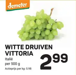 Ekoplaza demeter witte druiven vittoria aanbieding