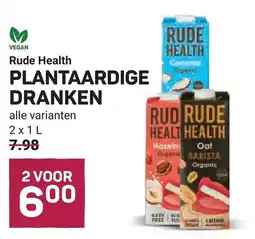 Ekoplaza Rude Health PLANTAARDIGE DRANKEN aanbieding