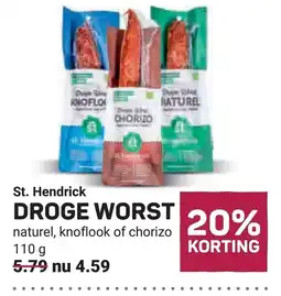 Ekoplaza St. Hendrick droge worst aanbieding