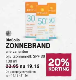 Ekoplaza BioSolis Zonnebrand aanbieding