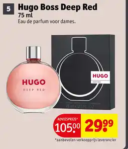 Kruidvat Hugo Boss Deep Red aanbieding