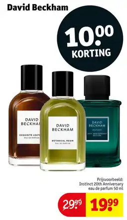 Kruidvat David Beckham aanbieding