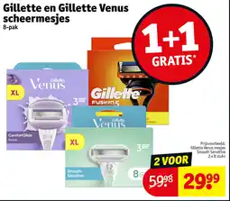 Kruidvat Gillette en Gillette Venus Scheermesjes aanbieding