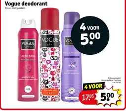 Kruidvat Vogue deodorant aanbieding