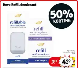Kruidvat Dove refill deodorant aanbieding