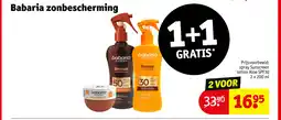 Kruidvat Babaria zonbescherming aanbieding