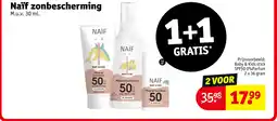 Kruidvat Naïf zonbescherminNAÏF aanbieding