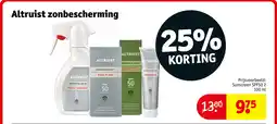 Kruidvat Altruist zonbescherming aanbieding