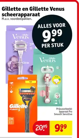 Kruidvat Gillette en gillette venus scheerapparaat aanbieding