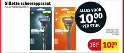 Kruidvat Gillette scheerapparaat aanbieding