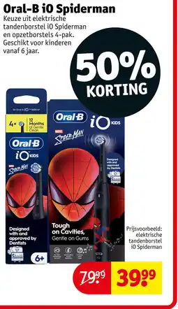 Kruidvat Oral-B i0 Spiderman aanbieding