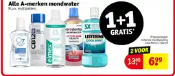 Kruidvat Alle A-merken mondwater aanbieding