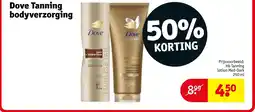 Kruidvat Dove tanning bodyverzorging aanbieding