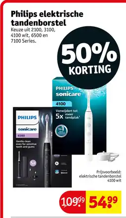 Kruidvat Philips elektrische tandenborstel aanbieding