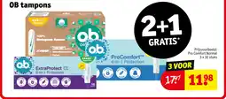Kruidvat OB tampons aanbieding