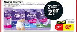 Kruidvat Always discreet aanbieding
