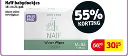 Kruidvat Naïf babydoekjes aanbieding