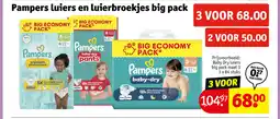 Kruidvat Pampers luiers en luierbroekjes big pack aanbieding