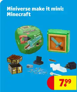 Kruidvat Miniverse make it mini: minecraft aanbieding