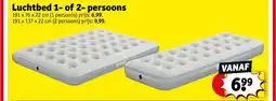 Kruidvat Luchtbed 1- of 2-persoons aanbieding