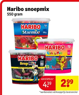Kruidvat Haribo snoepmix aanbieding