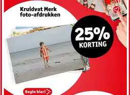 Kruidvat Kruidvat merk foto-afdrukken aanbieding