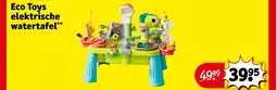 Kruidvat Eco toys elektrische watertafel aanbieding