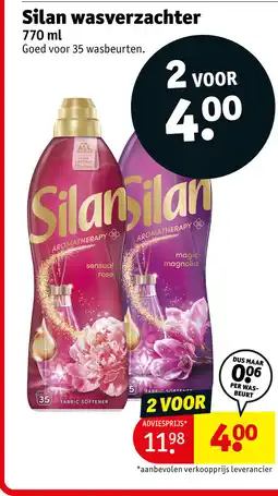 Kruidvat Silan wasverzachter aanbieding