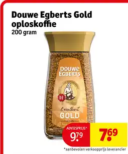 Kruidvat Douwe egberts gold oploskoffie aanbieding