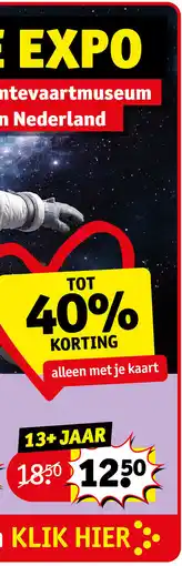 Kruidvat Ticket space expo aanbieding