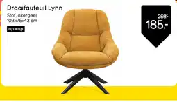 Leen Bakker Draaifauteuil Lynn aanbieding
