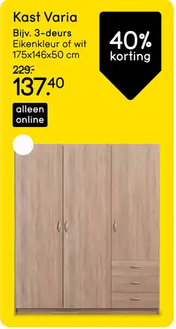 Leen Bakker Kast Varia aanbieding