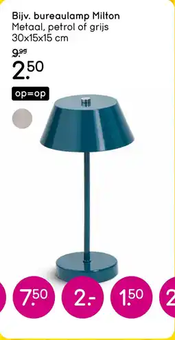 Leen Bakker Bureaulamp Milton aanbieding