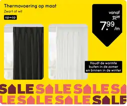 Leen Bakker Thermovoering op Maat aanbieding