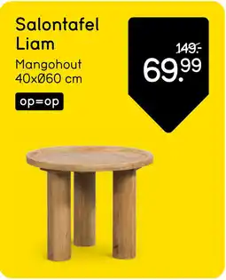 Leen Bakker Salontafel Liam aanbieding