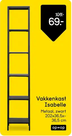 Leen Bakker Vakkenkast Isabelle aanbieding