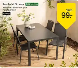 Leen Bakker Tuintafel Savoie aanbieding