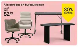 Leen Bakker Alle Bureaus en Bureaustoelen aanbieding