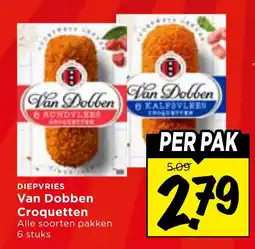 Vomar Voordeelmarkt Van Dobben Croquetten aanbieding