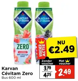Vomar Voordeelmarkt Karvan Cévitam Zero aanbieding