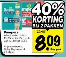 Vomar Voordeelmarkt Pampers aanbieding