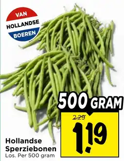 Vomar Voordeelmarkt Hollandse Sperziebonen aanbieding