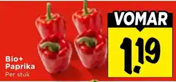 Vomar Voordeelmarkt Bio+ Paprika aanbieding