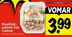 Vomar Voordeelmarkt Maaltijdsalade Kip Caesar aanbieding
