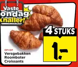 Vomar Voordeelmarkt Versgebakken Roomboter Croissants aanbieding